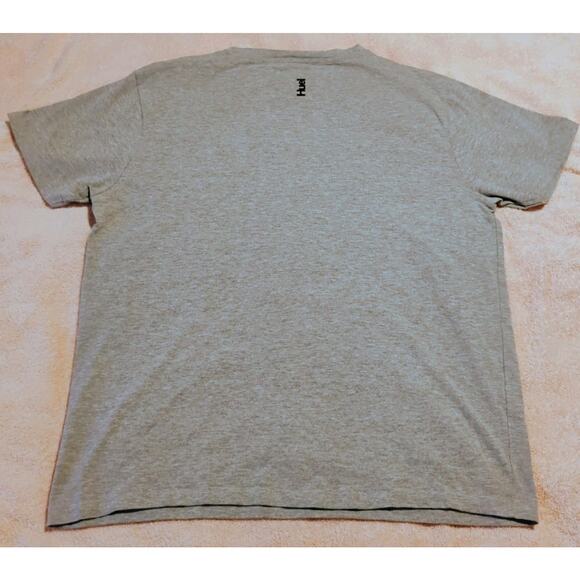 Mens HUEL Gray 2XL Short Sleeve Crewneck T-Shirt Cotton Blend - Picture 5 of 5